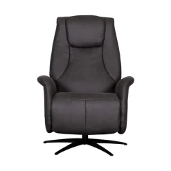 Stockholm Fauteuil Antraciet Microleder Elektrisch
