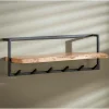 Stockton kapstok met hoedenplank 6 haken