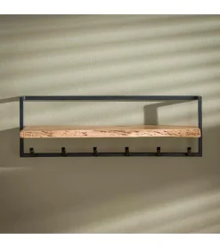 Stockton kapstok met hoedenplank 6 haken