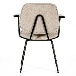 Stoel Lynn met arm - beige fletcher