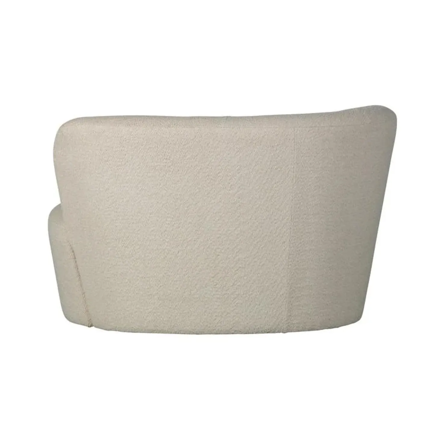 Stone Bankje Links Boucle Creme 112cm