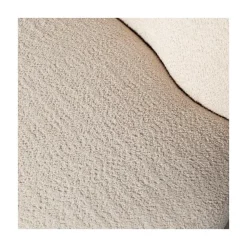 Stone Bankje Rechts Boucle Creme 112cm