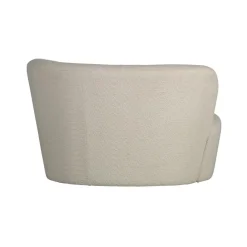Stone Bankje Rechts Boucle Creme 112cm