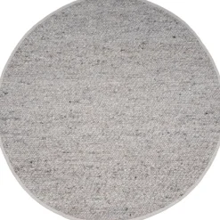 Stone vloerkleed Lichtgrijs Rond 160x160cm