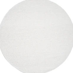 Stone vloerkleed Wit Rond 160x160cm