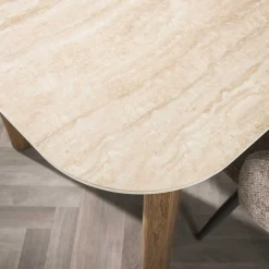 Strato Eettafel Keramiek travertin 180cm