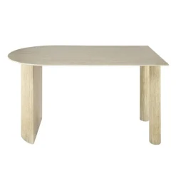 Strato Eettafel ovaal Keramiek travertine 140cm