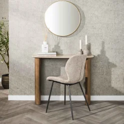 Strato Sidetable/Kaptafel Keramiek travertin 100cm
