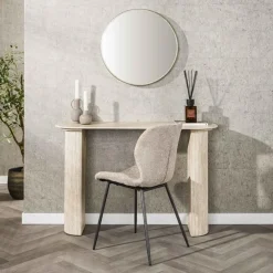 Strato Sidetable Keramiek travertin 120cm