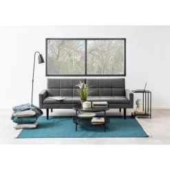 Stryn Salontafel Rond Zwart 79cm