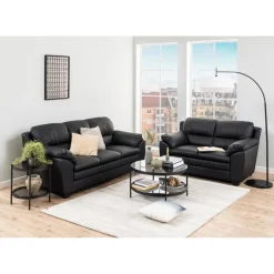 Stryn Salontafel Rond Zwart 79cm