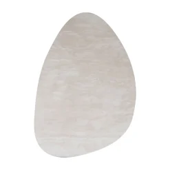 Suave vloerkleed kiezelvorm ivoor 160cm x 230cm