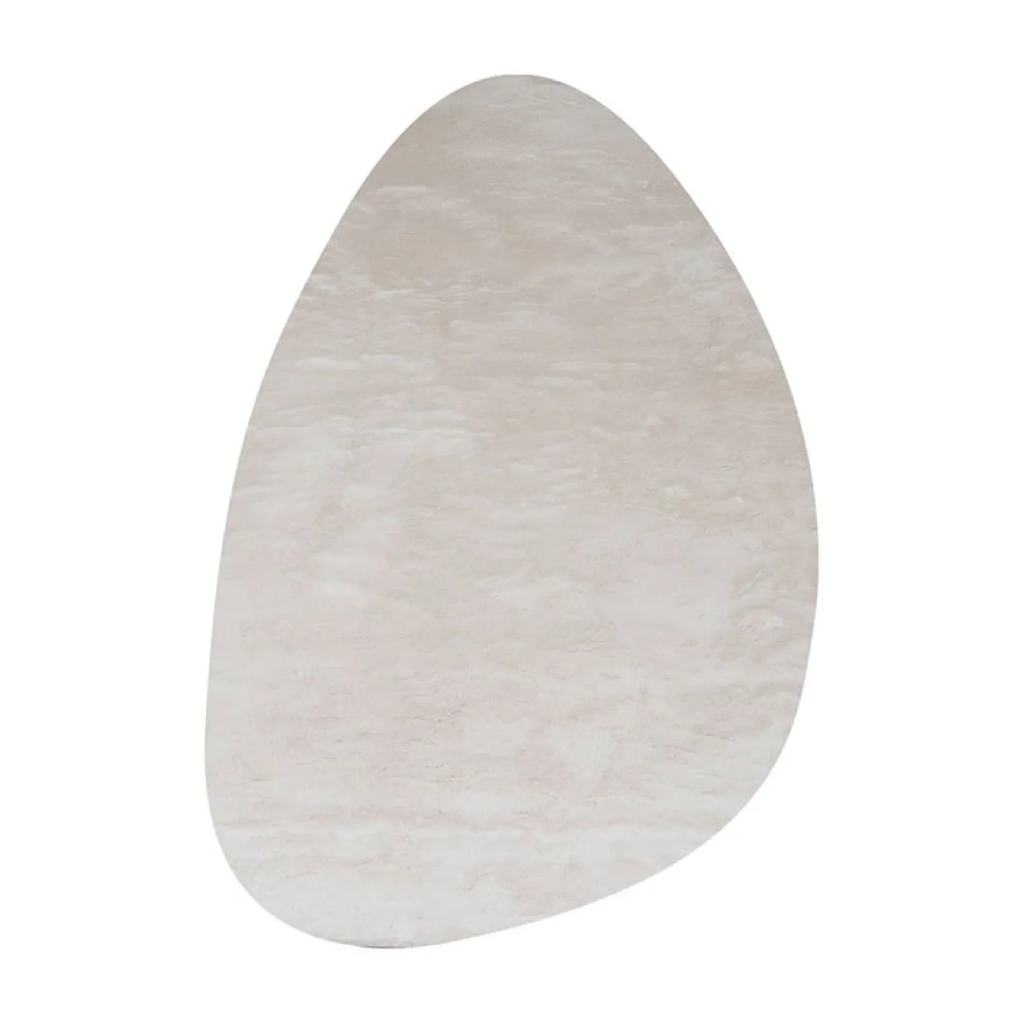 Suave vloerkleed kiezelvorm ivoor 160cm x 230cm