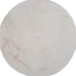 Suave vloerkleed rond ivoor 160cm x 160cm