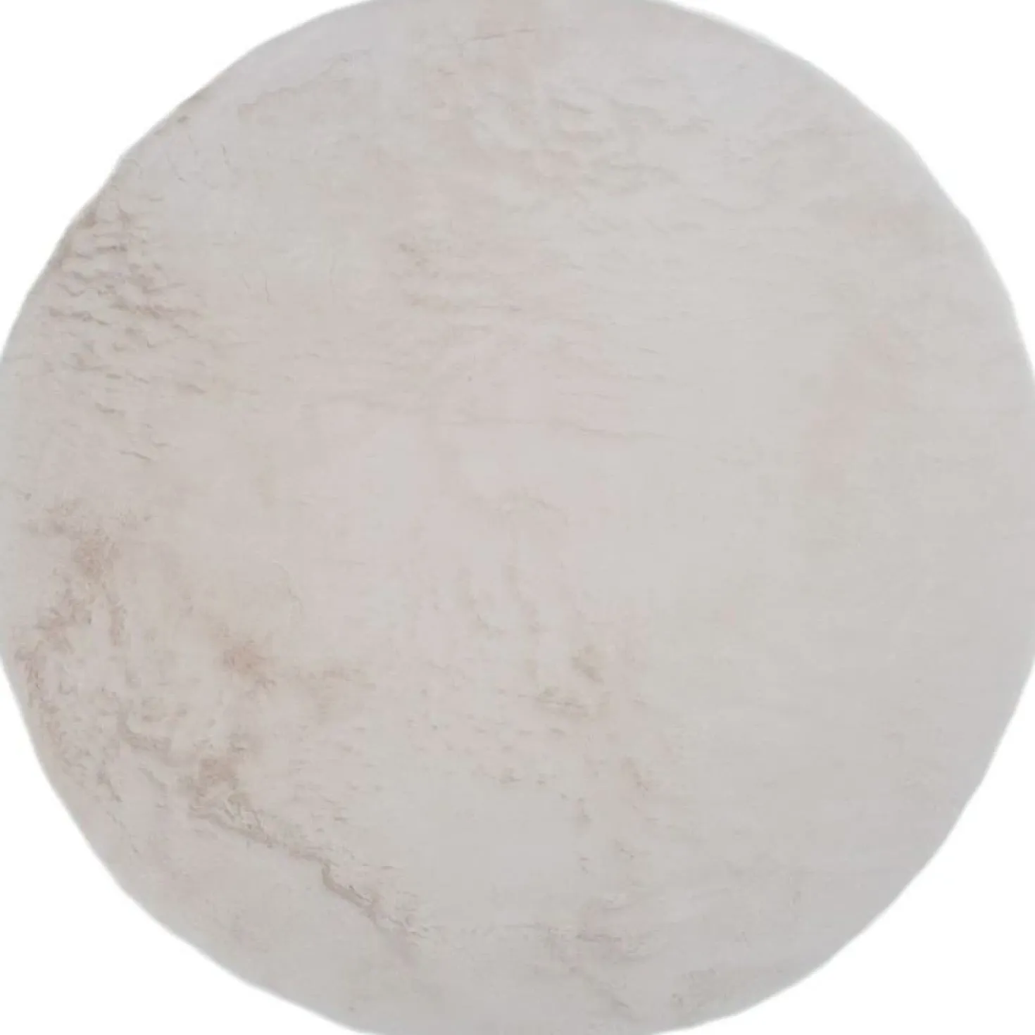 Suave vloerkleed rond ivoor 160cm x 160cm