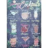 Summer Cocktails - metalen bord