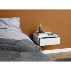 Svea zwevend Nachtkastje 1 lade Wit 37cm