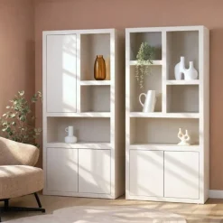 Sven Boekenkast 1 deur zand 90cm