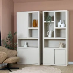Sven Boekenkast 1 deur zand 90cm