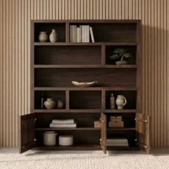 Sven Boekenkast XL walnoot 160cm
