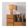 Syro 1-lichts Tafellamp Raffia 28cm