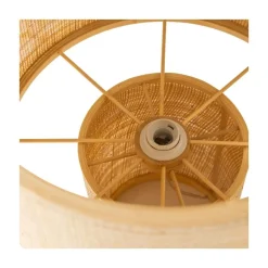 Syro 1-lichts Tafellamp Raffia 42cm