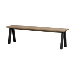 Tablo Eetkamerbank Eiken met Utrecht Poot 160cm