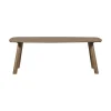 Tablo Eettafel deens ovaal DL Eikenhout cashmere brown 180cm