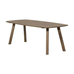 Tablo Eettafel deens ovaal DL Eikenhout cashmere brown 180cm