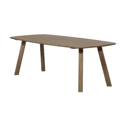 Tablo Eettafel deens ovaal DL Eikenhout cashmere brown 220cm