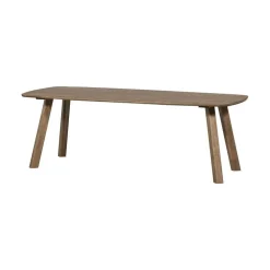 Tablo Eettafel deens ovaal DL Eikenhout cashmere brown 220cm