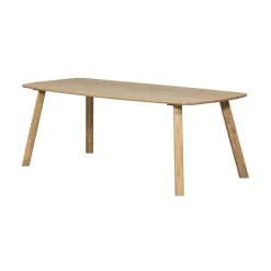 Tablo Eettafel deens ovaal DL Eikenhout naturel 180cm