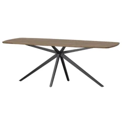 Tablo Eettafel eiken Deens ovaal Bruin 220 cm