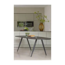 Tablo Eettafel ovaal VL Eikenhout mystic brown 220cm
