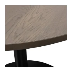 Tablo Eettafel ovaal VL Eikenhout pebble grey/zwart 220cm