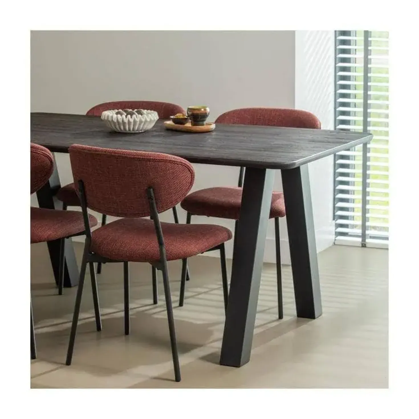 Tablo Eettafel rechthoek Eikenhout mystic brown 160cm