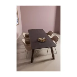 Tablo Eettafel rechthoek Eikenhout mystic brown 200cm