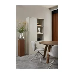 Tablo Eettafel rond DL Eikenhout cashmere brown 120cm
