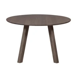 Tablo Eettafel rond DL Eikenhout cashmere brown 120cm