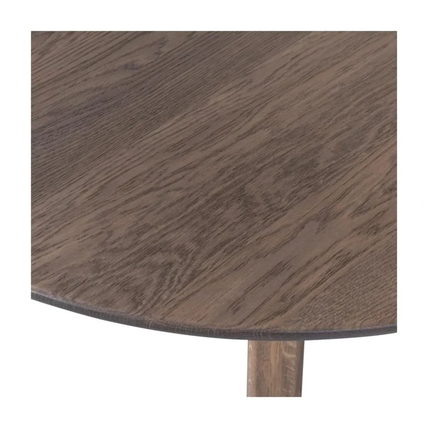 Tablo Eettafel rond DL Eikenhout cashmere brown 120cm