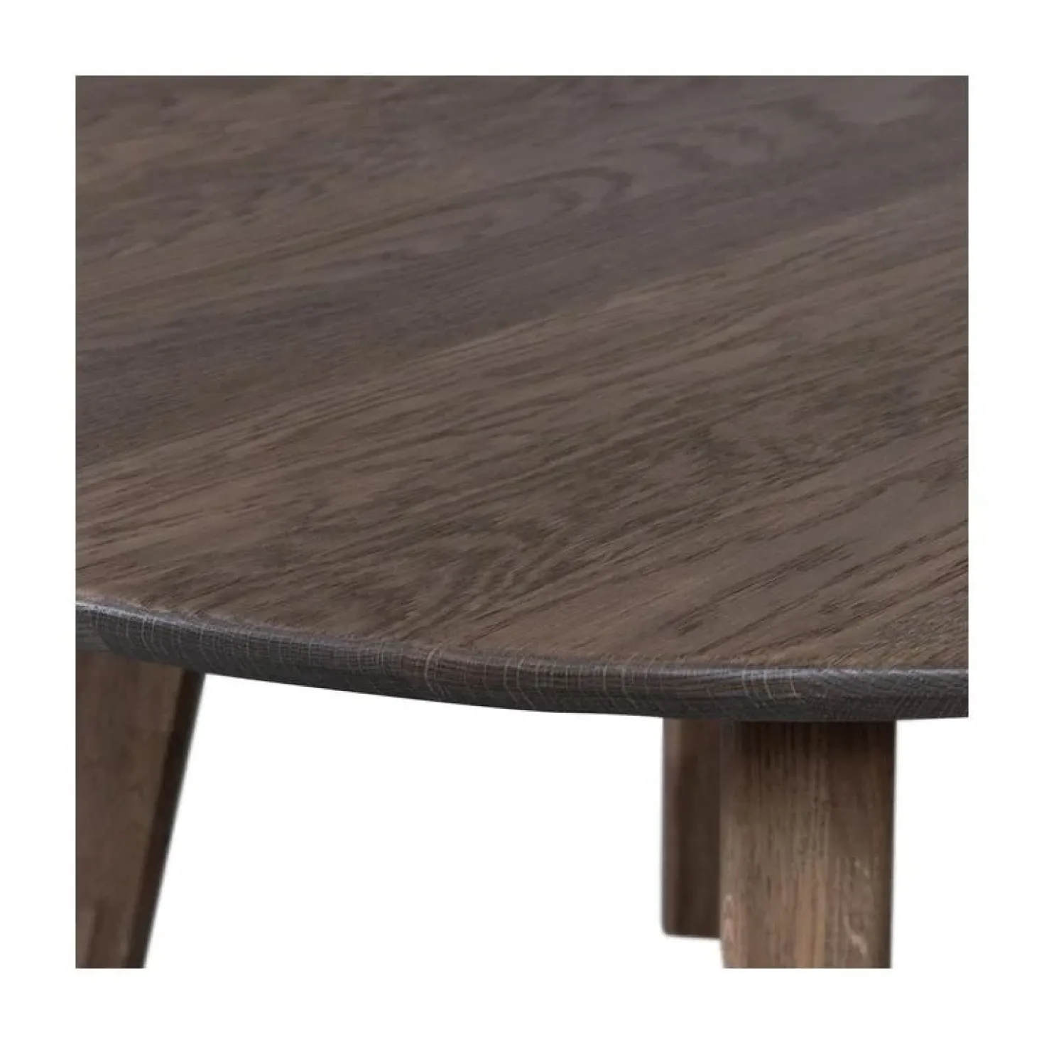 Tablo Eettafel rond DL Eikenhout cashmere brown 120cm