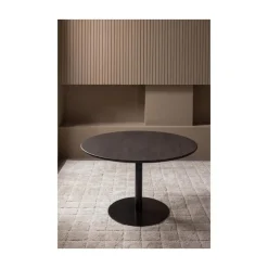 Tablo Eettafel rond VL Eikenhout mystic brown 120cm