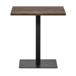 Tablo Eettafel vierkant VL Eikenhout cashmere brown 80cm