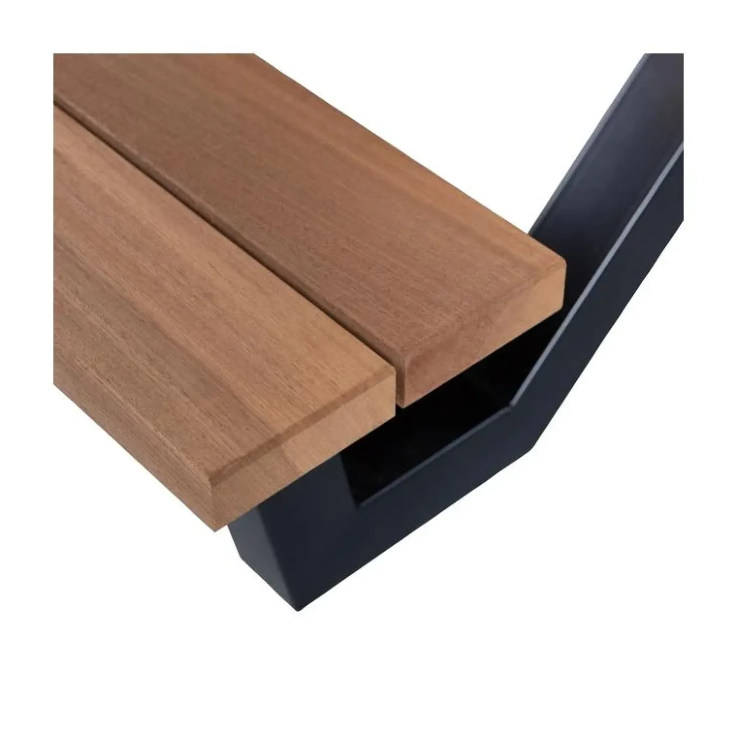 Tablo Picknicktafel Ayoushout met zwarte poot
