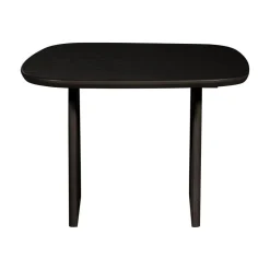 Tablo Salontafel organisch Eikenhout zwart 60cm