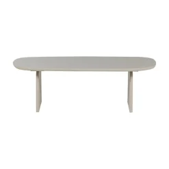 Tablo Salontafel organisch Eikenhout dakargrau 110cm