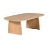 Tablo Salontafel organisch Eikenhout naturel 110cm