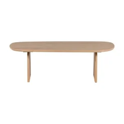 Tablo Salontafel organisch Eikenhout naturel 110cm