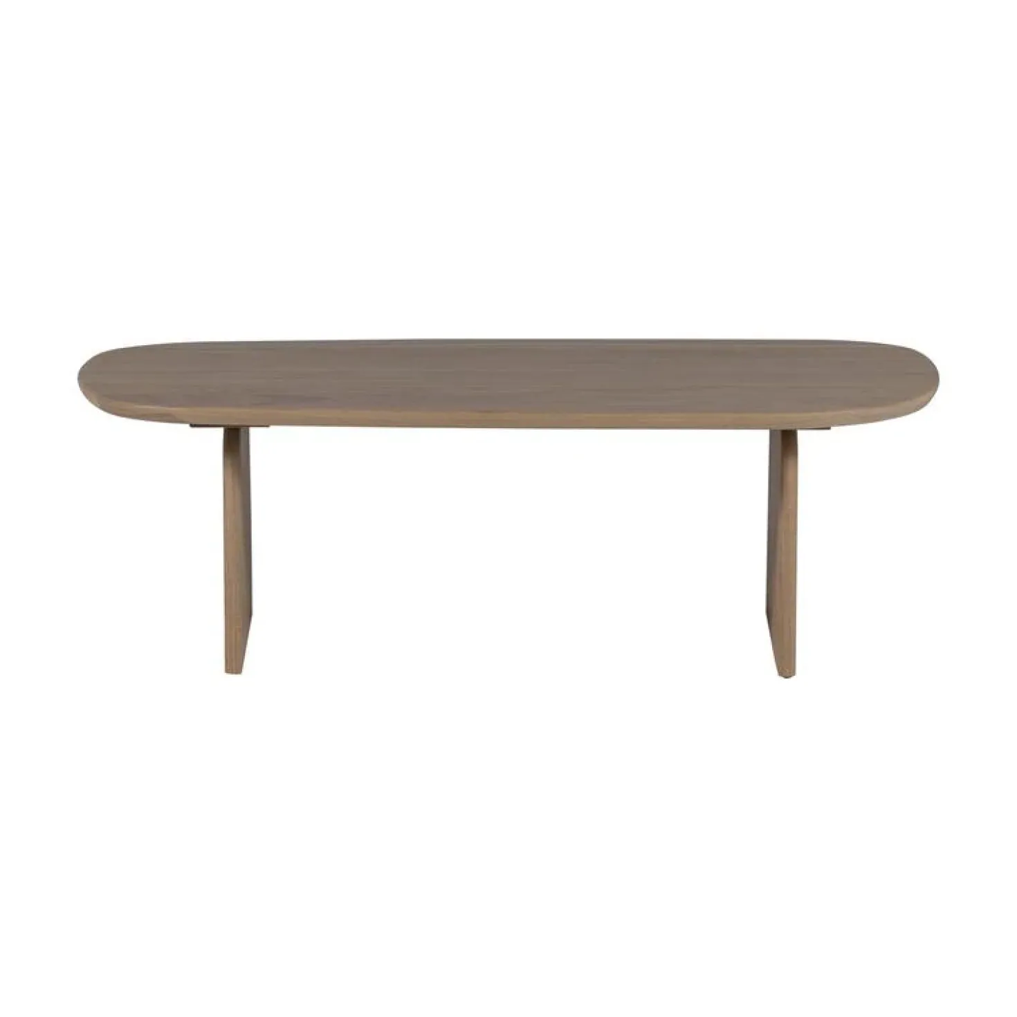 Tablo Salontafel organisch Eikenhout pebble grey 110cm