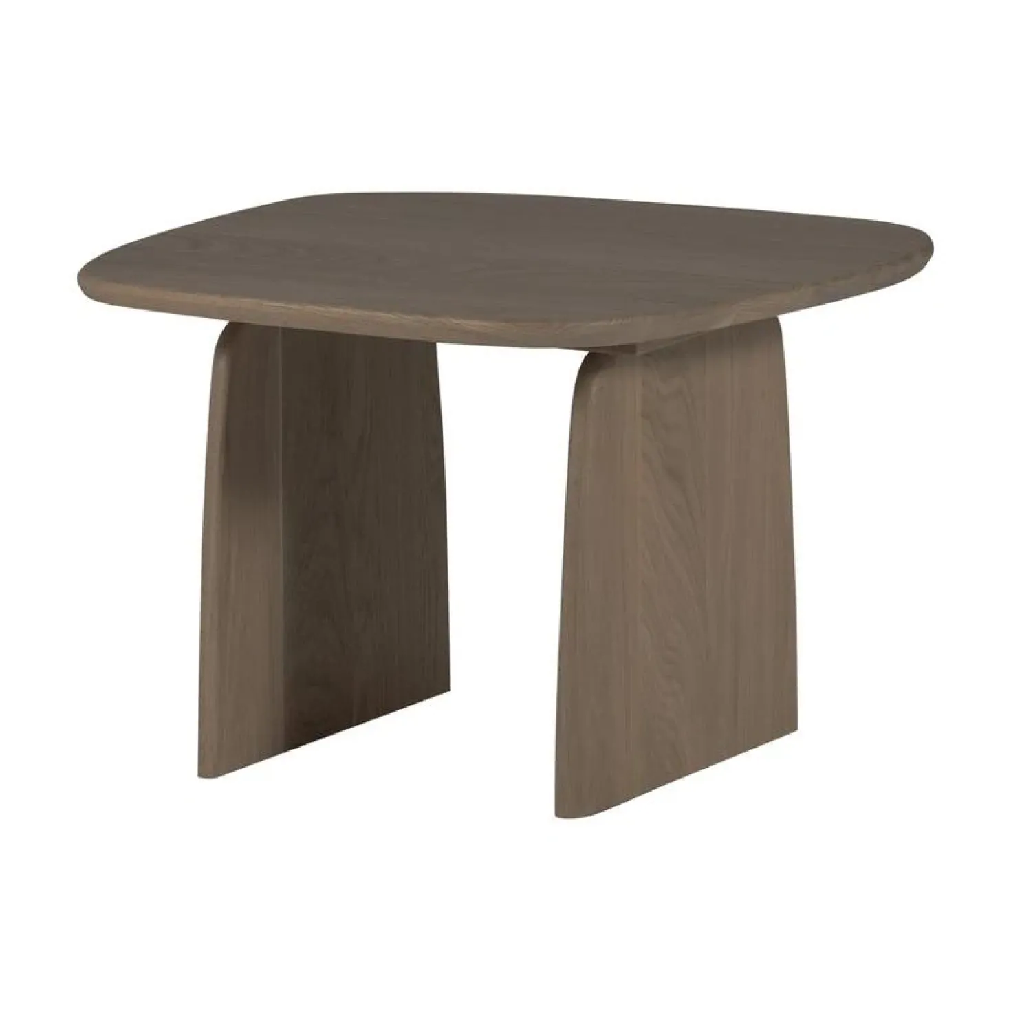 Tablo Salontafel organisch Eikenhout pebble grey 60cm